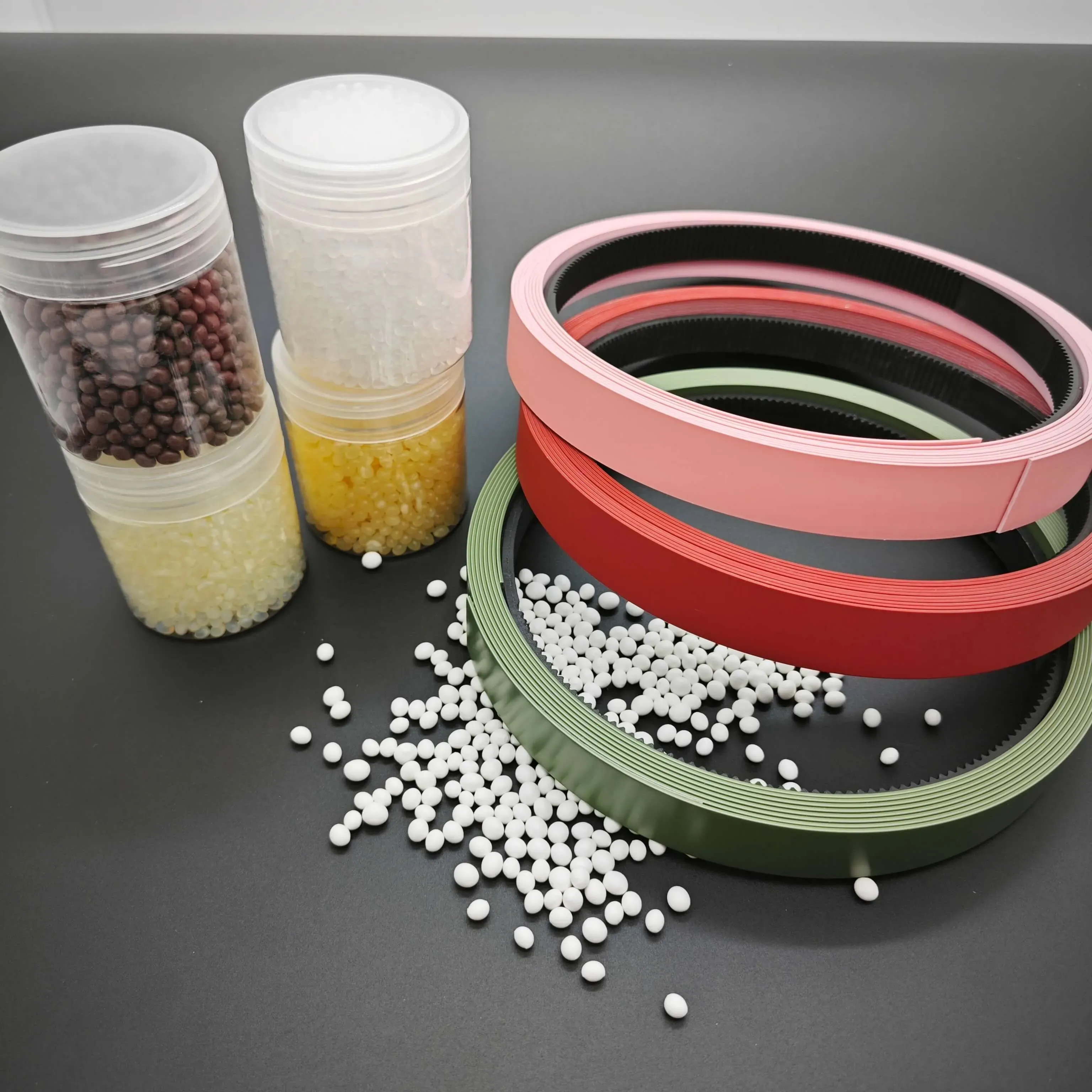 Hot melt adhesive product close-up